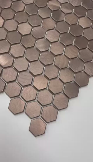 Hexagon Bronze 23mm 