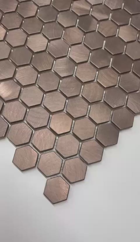 Hexagon Bronze 23mm 